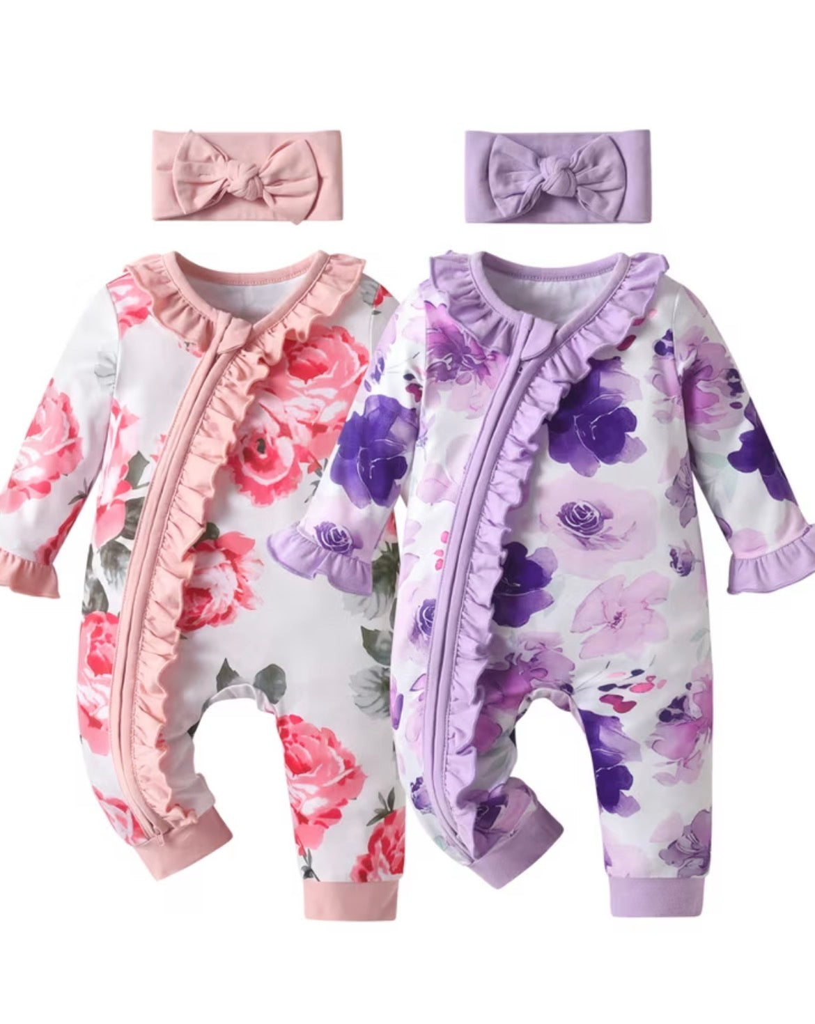 Ruffle Front Floral