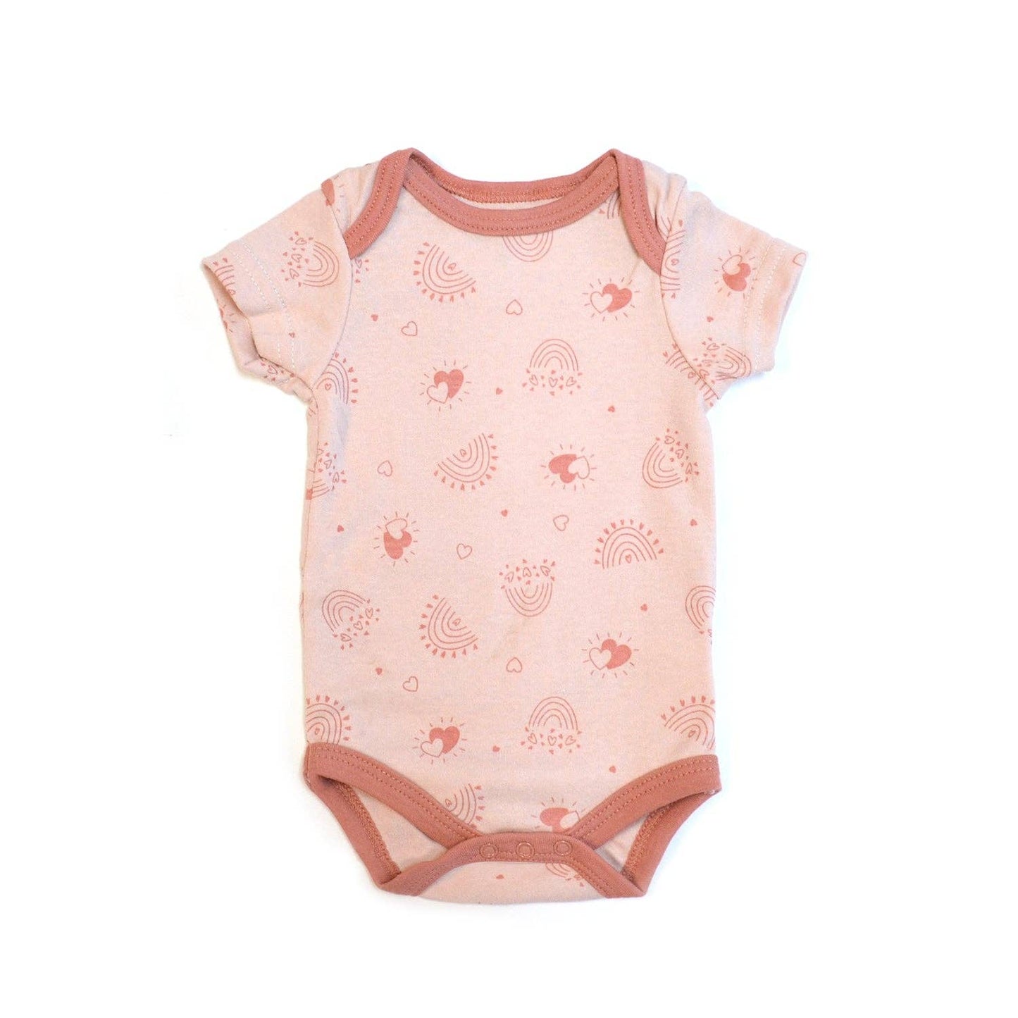 Baby Views 3pcs Rainbow Bodysuit Pants & Bib Set