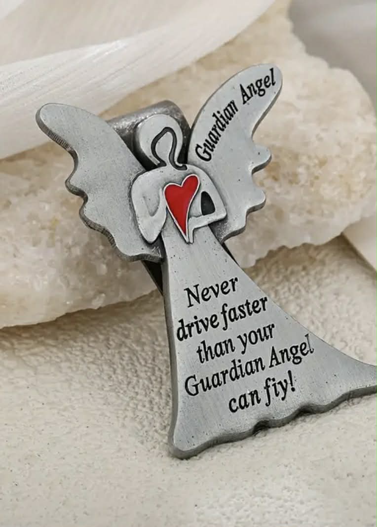 Metal Guardian Angel Visor Clips
