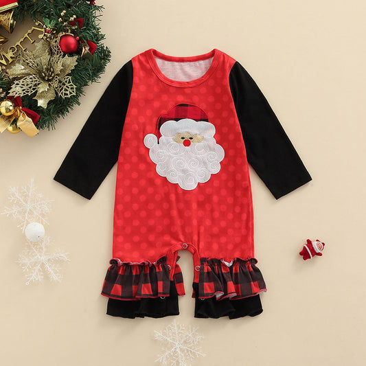 Santa Ruffle Romper