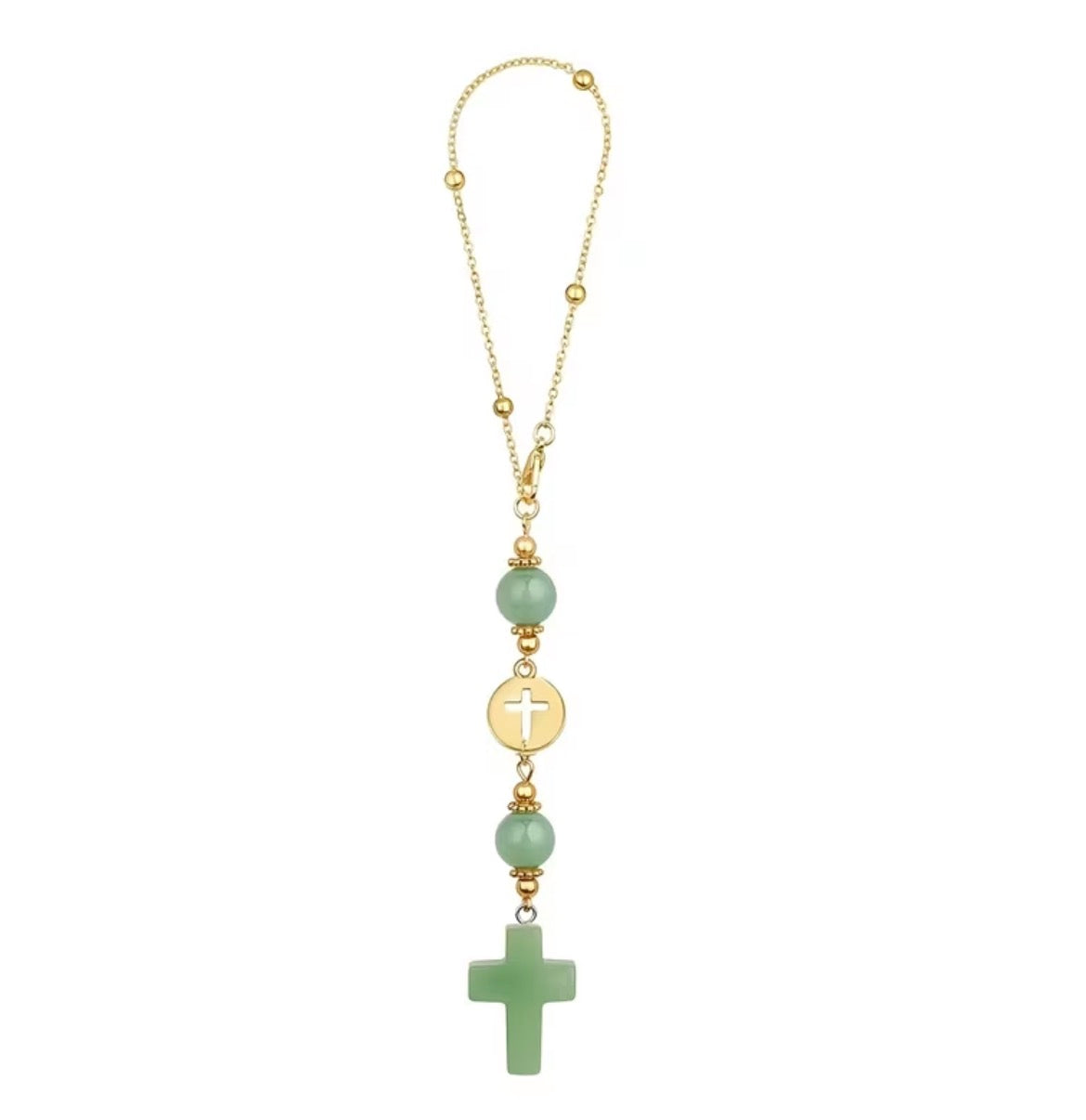 Cross Steering Wheel & Mirror Charms