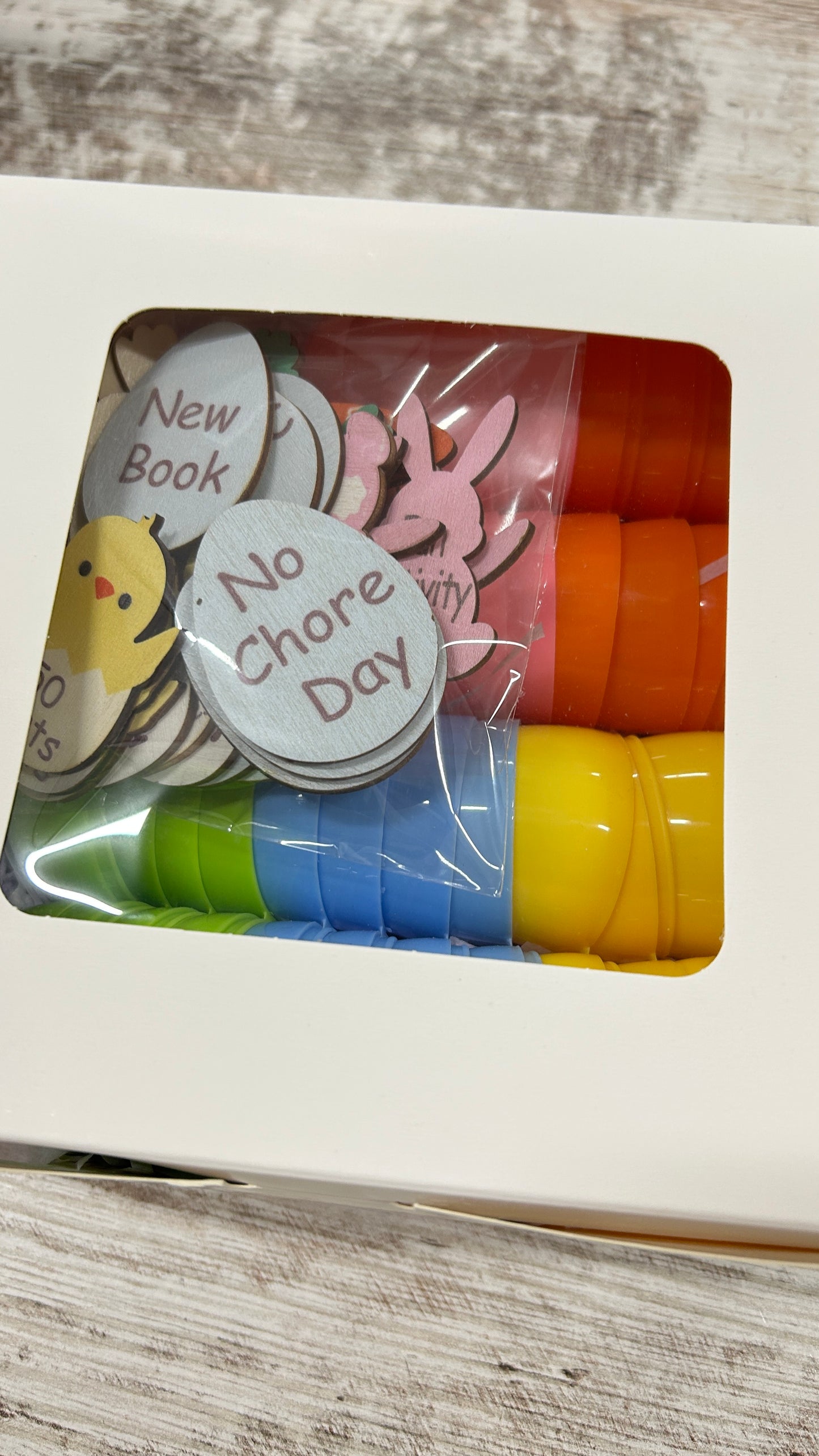 Wood Coin Egg Hunt Kit