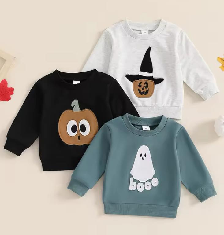 Halloween Embroidery Sweatshirts