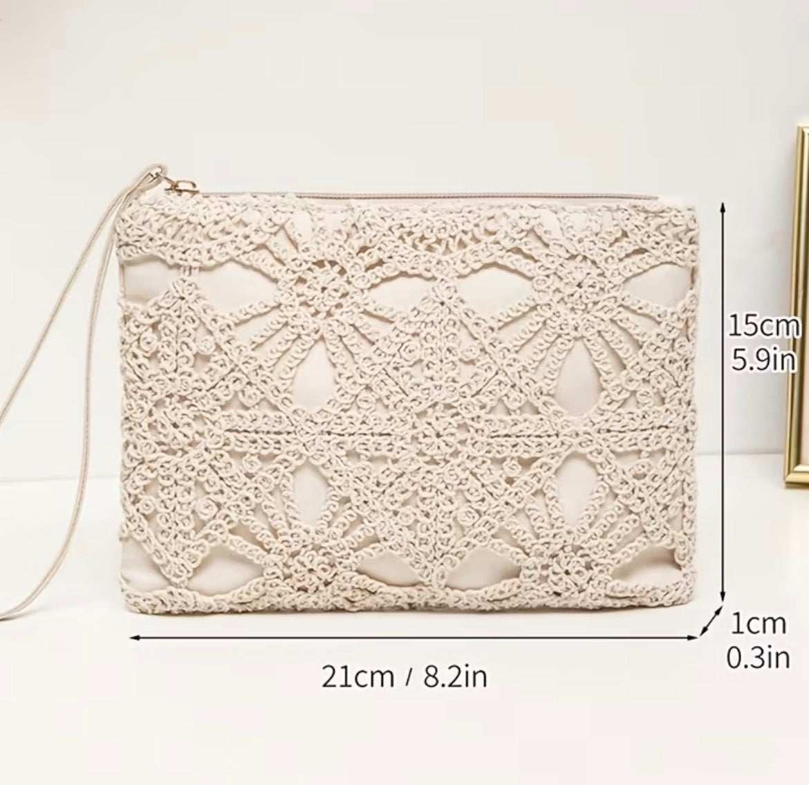 Lace Crossbody/Wristlet