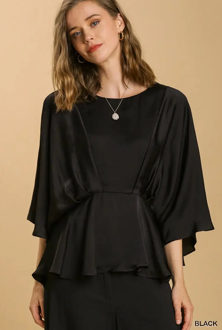 UMGEE Satin Kimono Sleeve