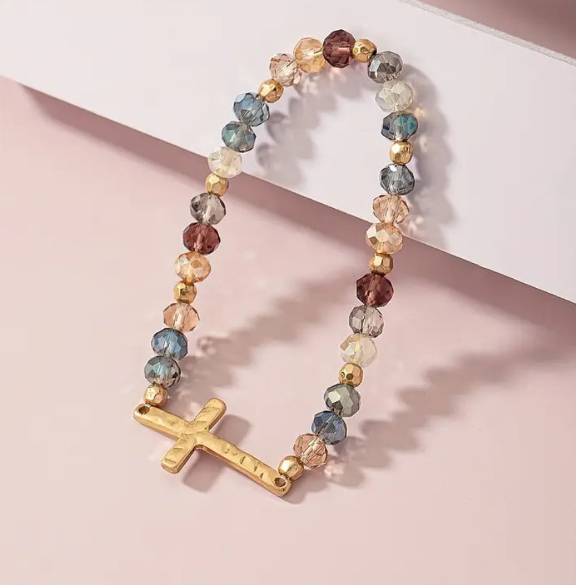 Beaded Cross Bracelets