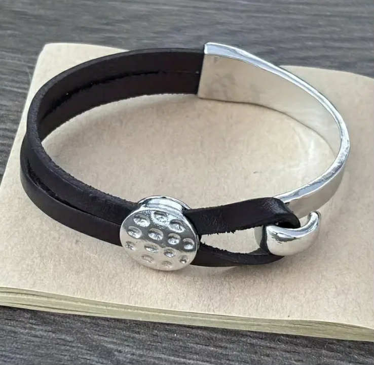 Retro Double Layer Hook Bracelet