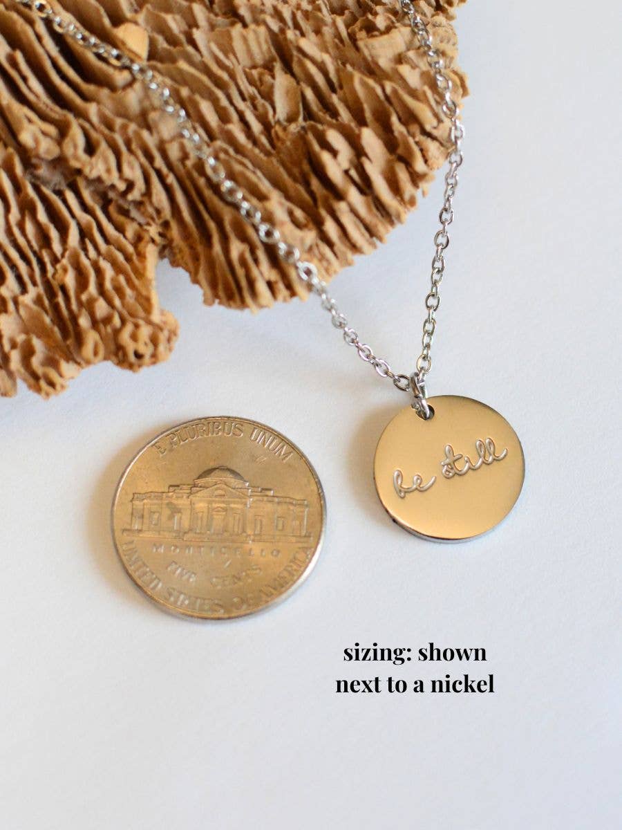 Be still Christian necklace