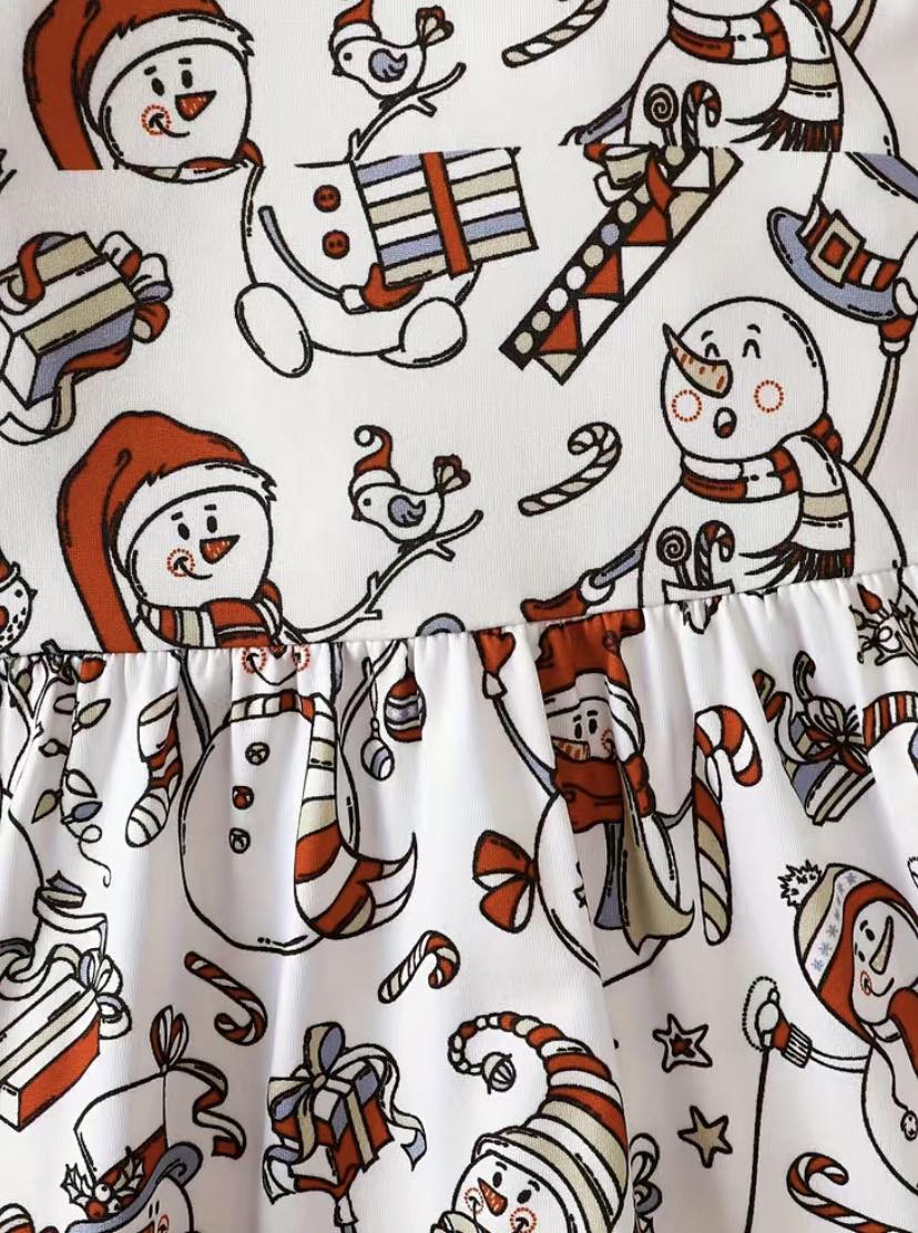 Snowman Scarf Dress