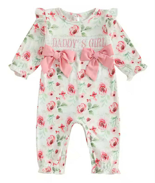 Daddy's Girl Floral Romper