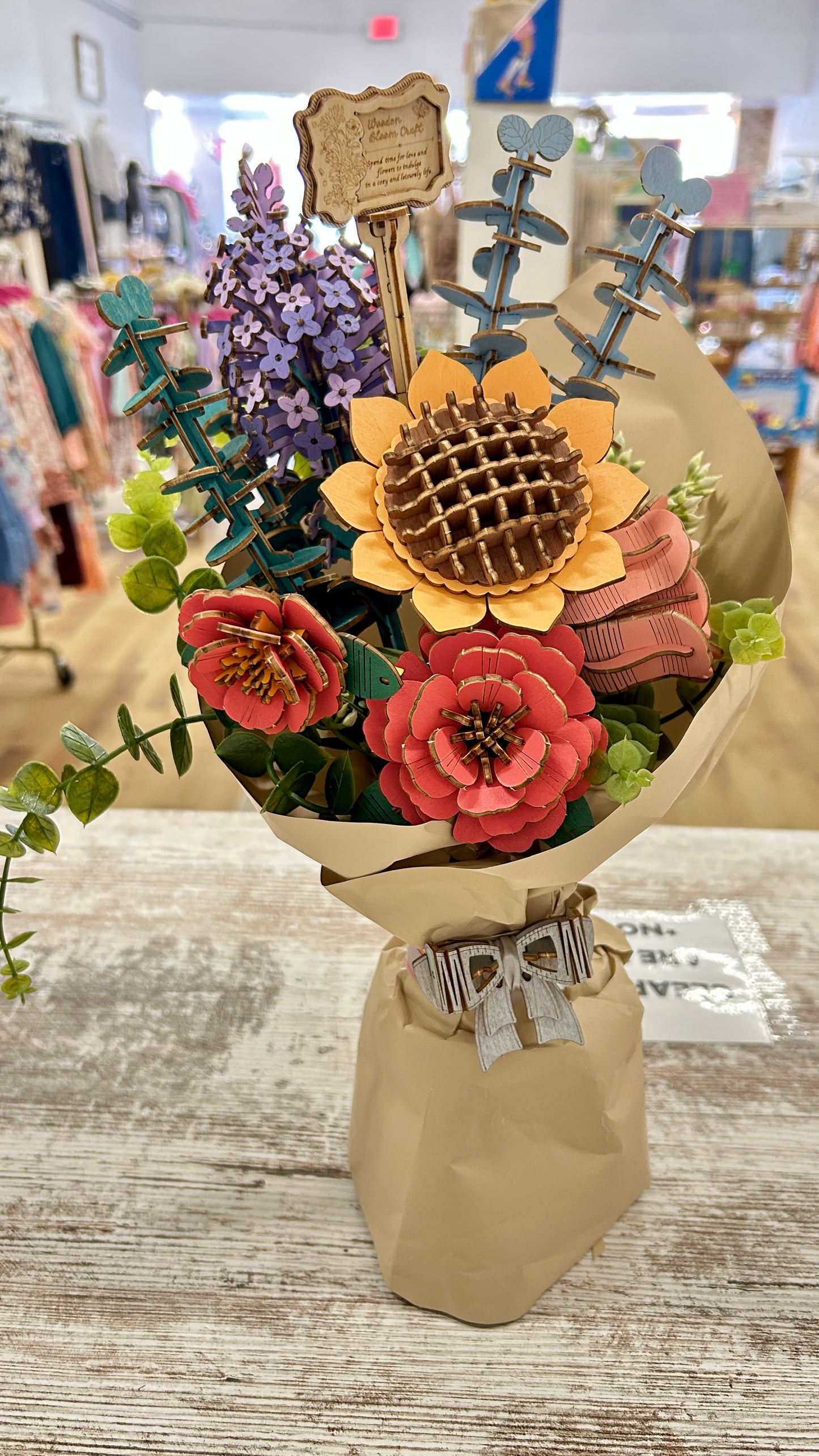 DIY Rowood Wood Flower Boutique