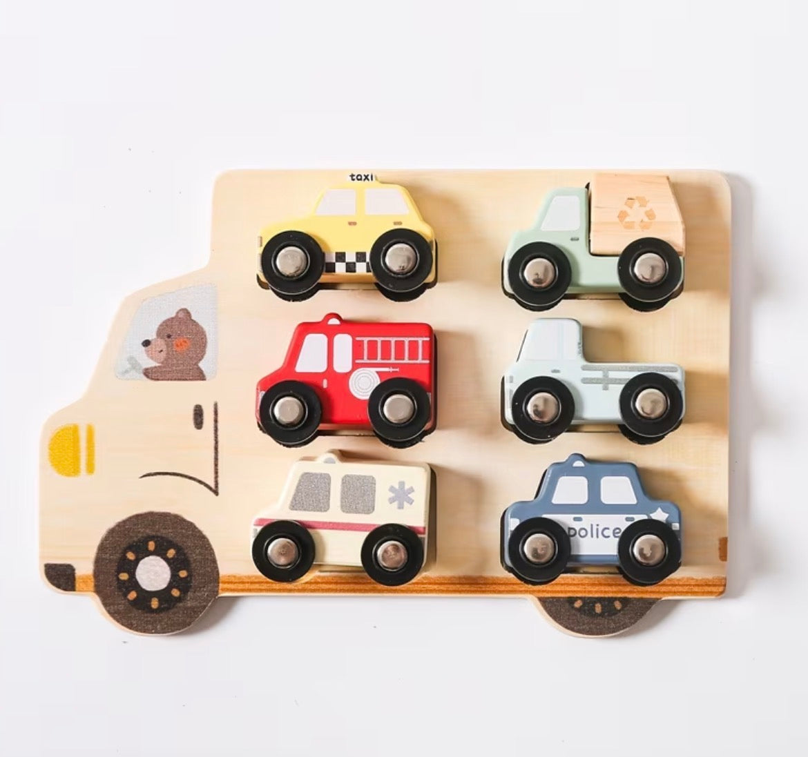 Wood Car Puzzle