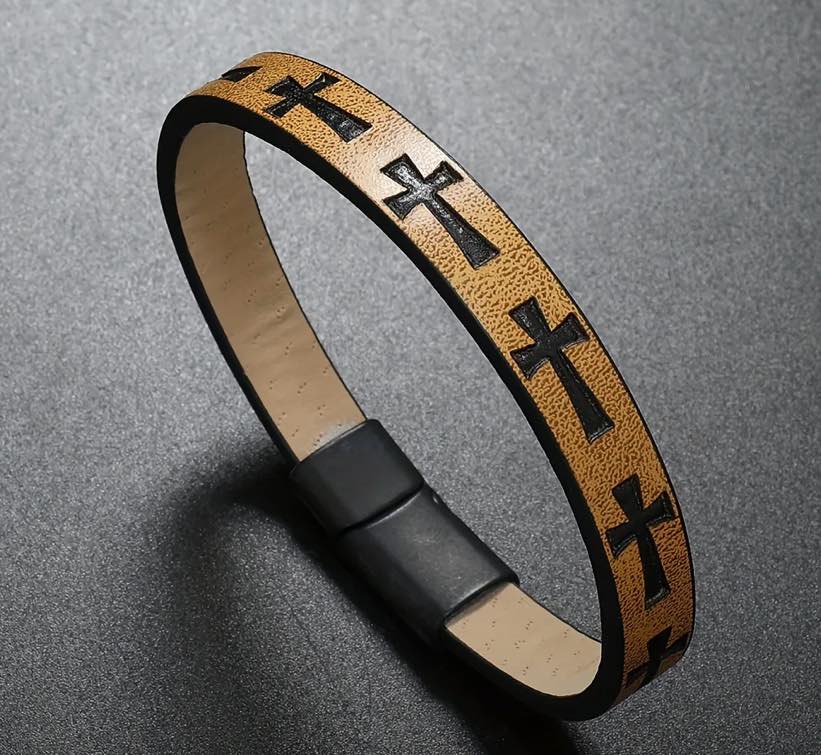 Leather Printed Bracelet