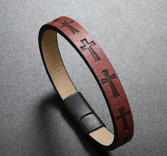 Leather Printed Bracelet