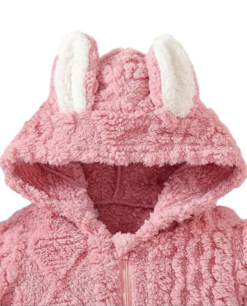 Bunny Ear Jacquard Romper