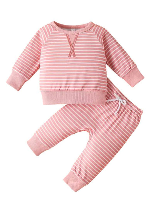 Butter Soft Pink Strip Set