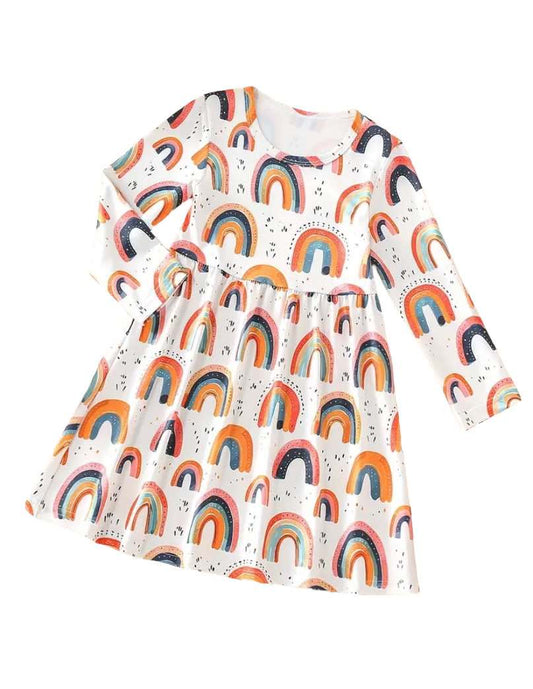 Bold Rainbow Dress