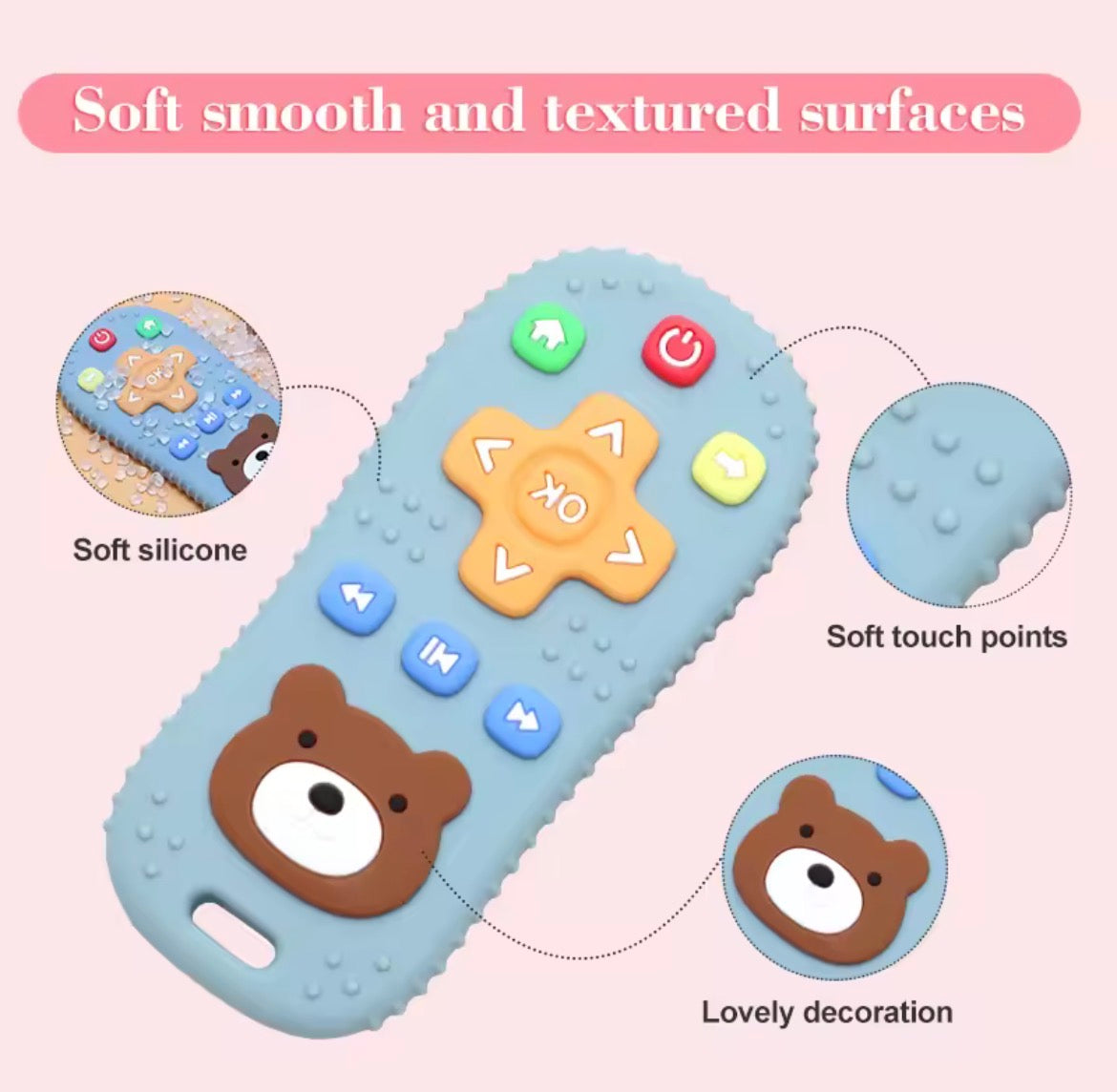 Silicon Remote Teethers