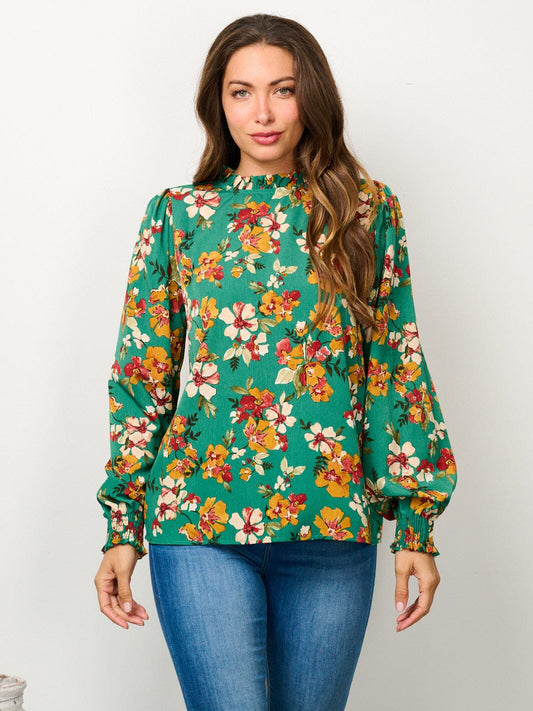 Floral Blouse Top