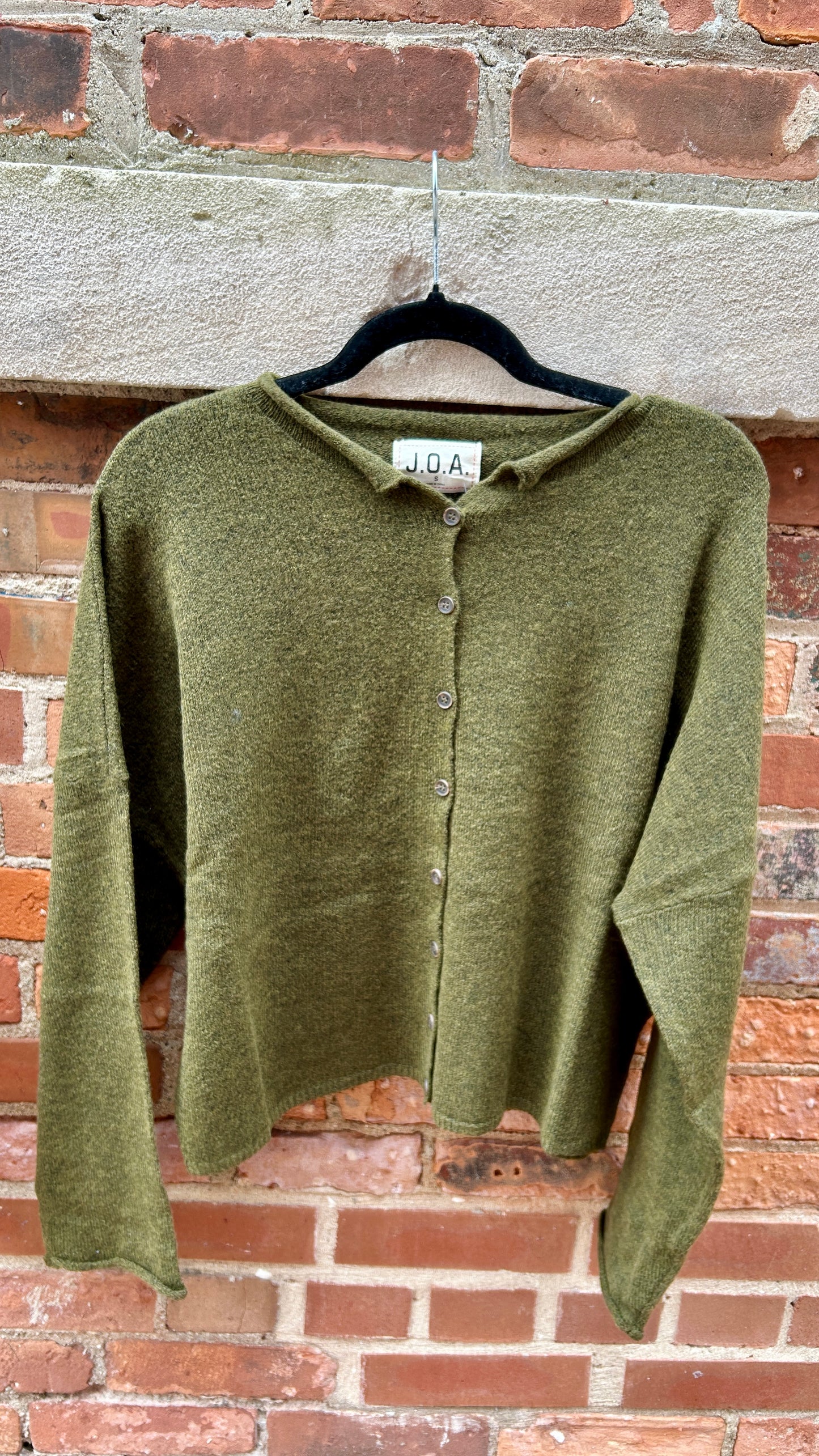 Lightweight button-down knit cardigan