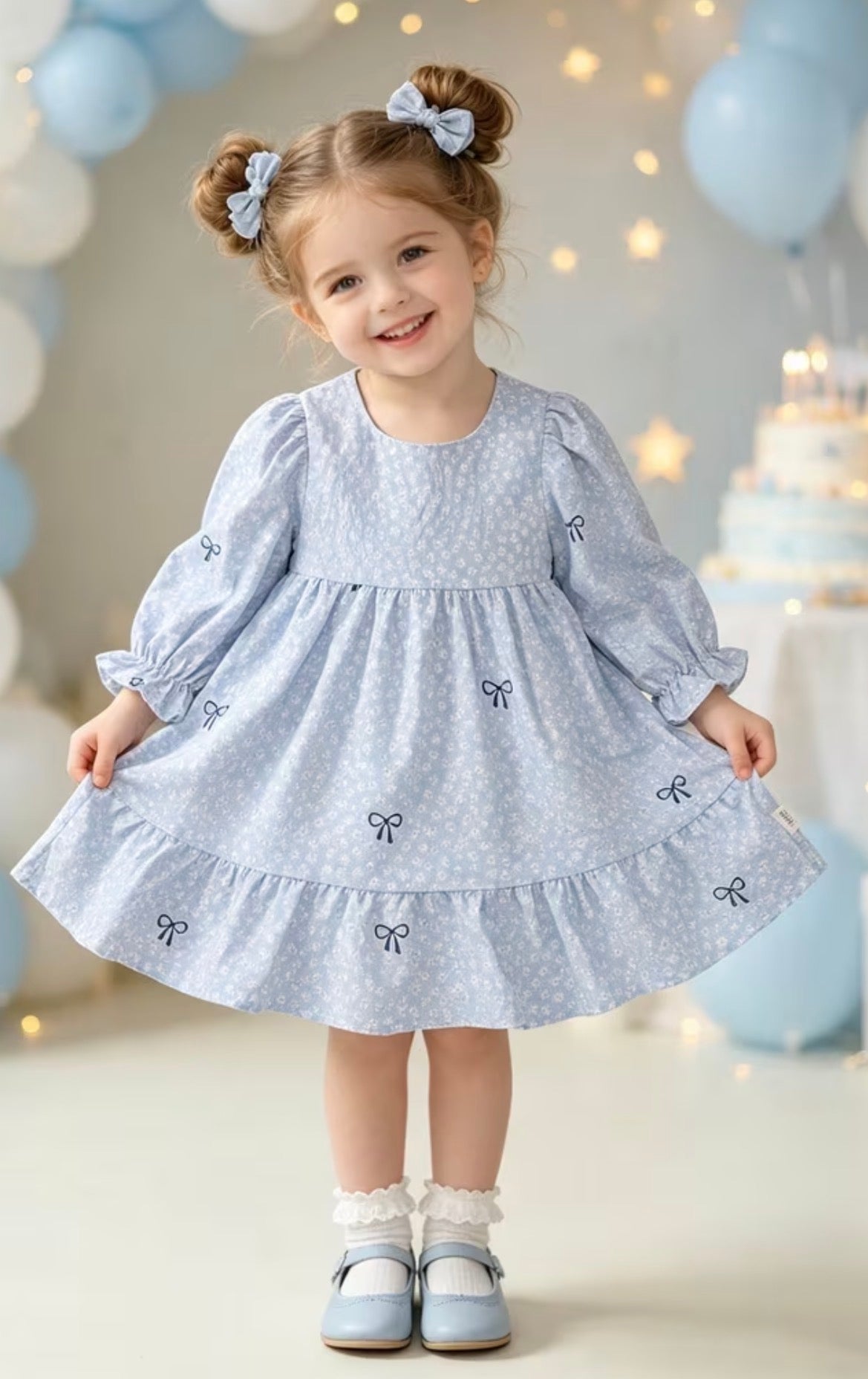 Blue Bows Dress