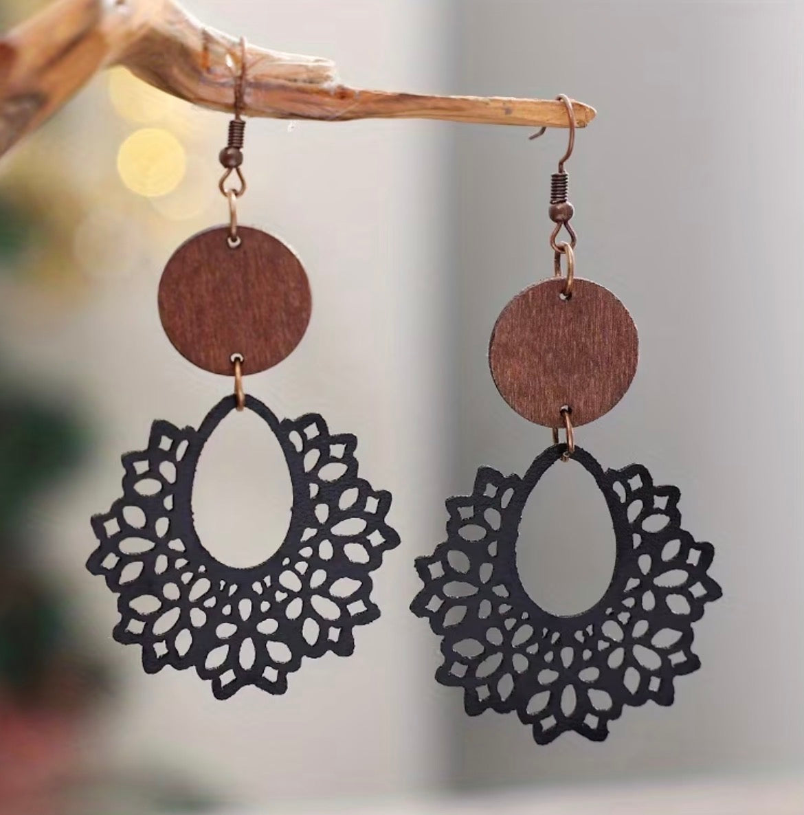 Hollow Out Drop Earrings