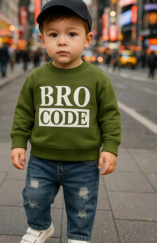 Bro Code Sweatshirt & Jeans