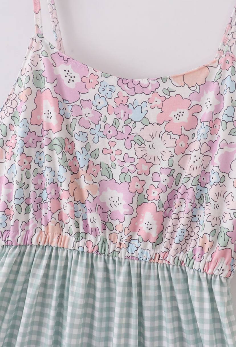 Garden Gingham Mommy and Me Dress