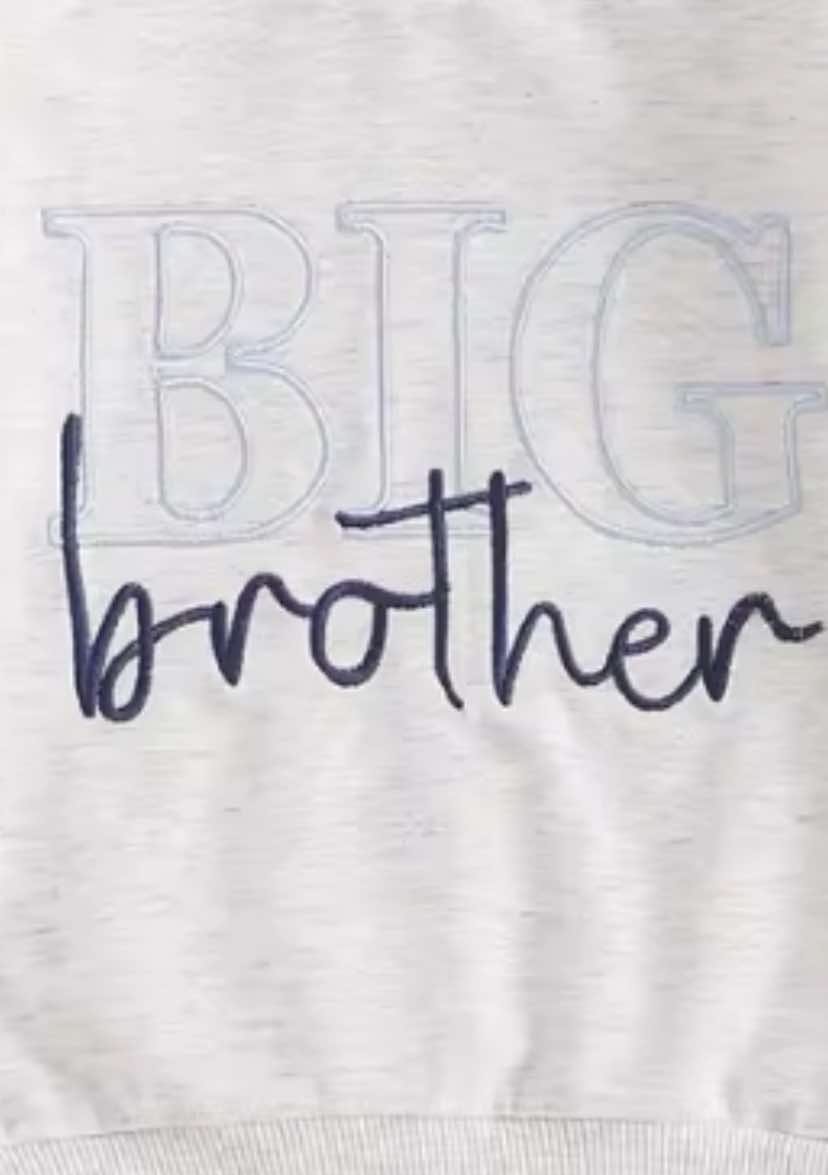 Big Brother Embroidered Sweatshirt