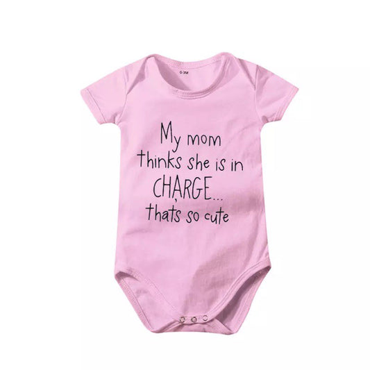 Mom Thinks She Is In Charge Onsie - 2 colors