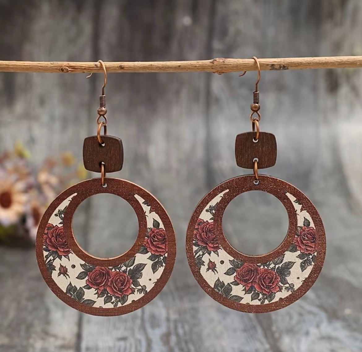 Wood Earrings