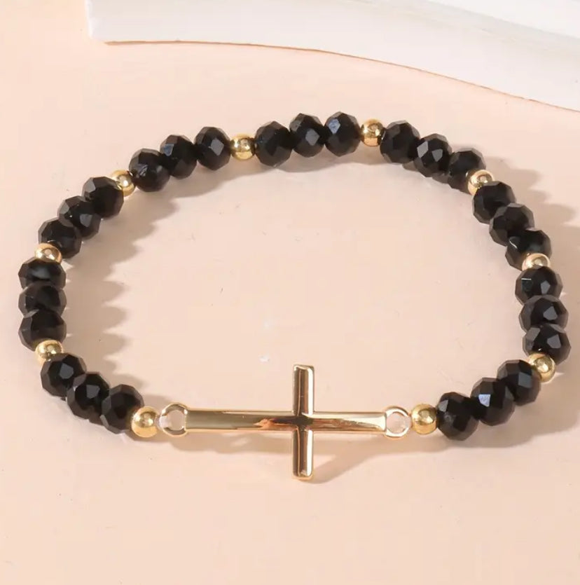Beaded Cross Bracelets