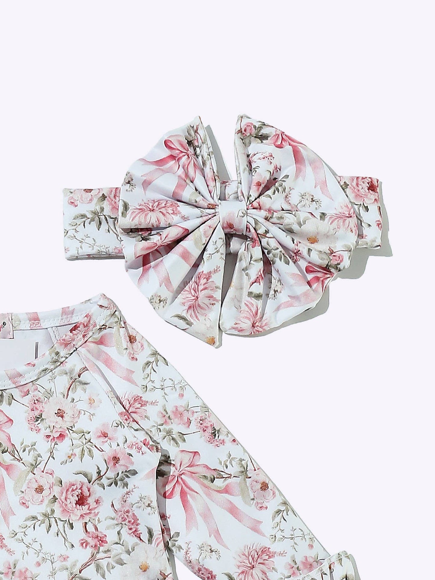 Ribbon Garden Baby Gown