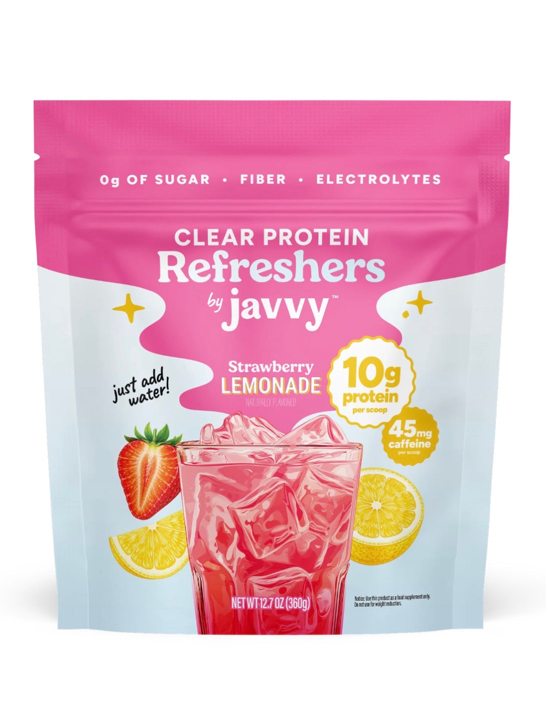 JAVVY Strawberry Lemonade Refresher