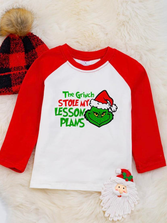 Grinch Raglan Shirt