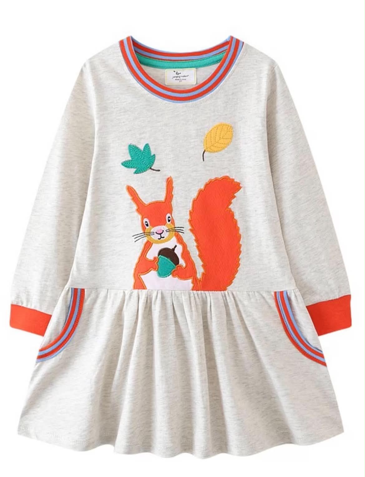 Embroidered Nut Finder Dress