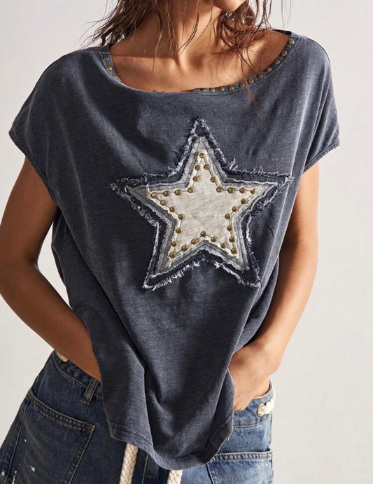 Boho Raw Star top