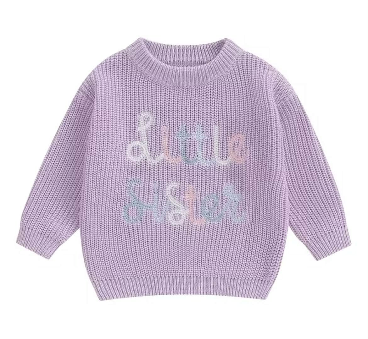 Lavender Little Sister Sweater