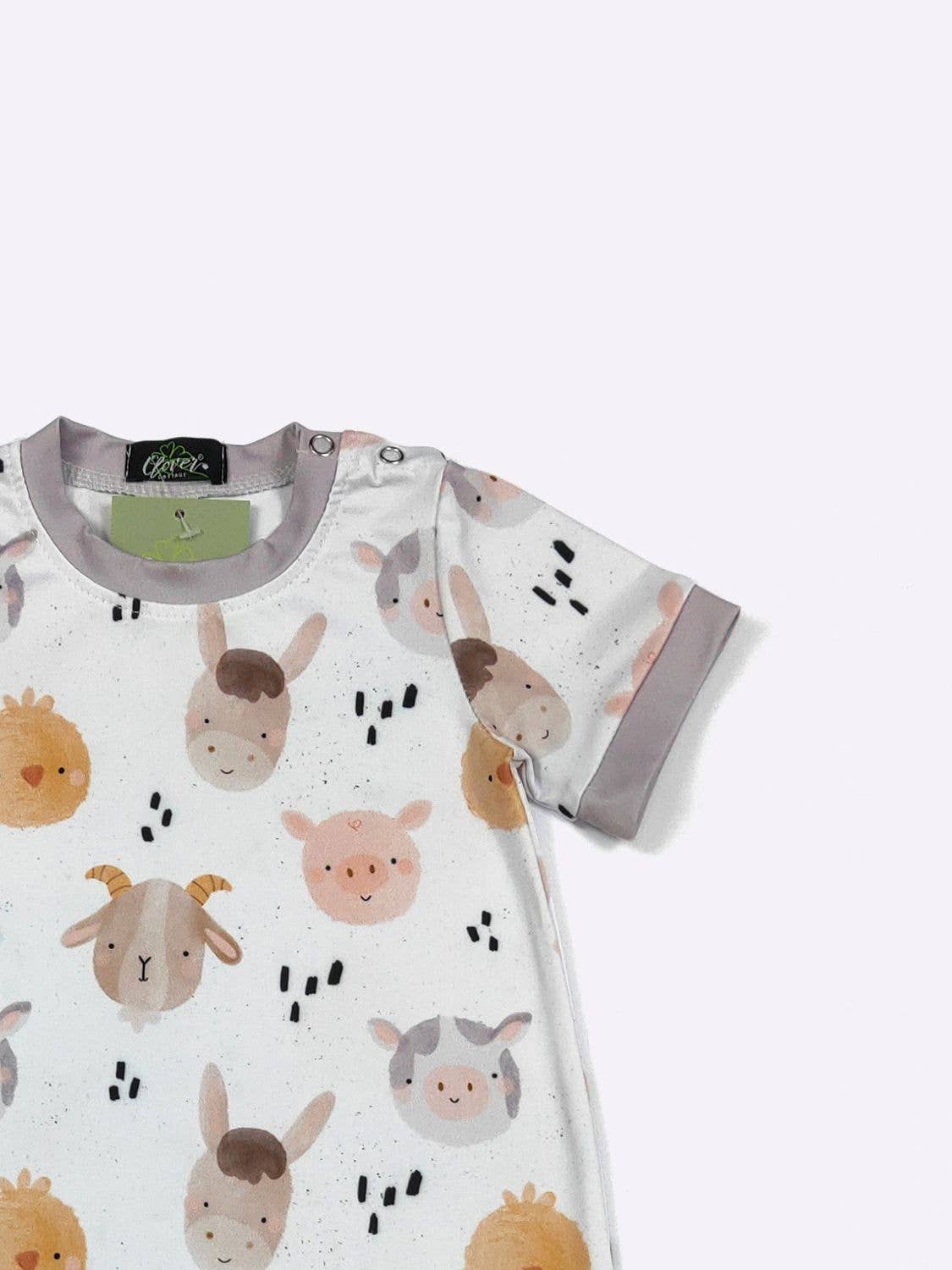Chicks N Piglets Boy Romper