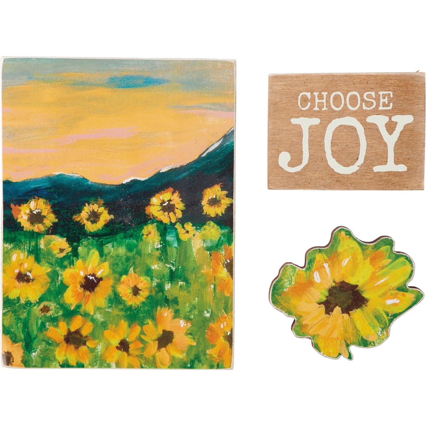 Sunshine And Sunflowers Magnet Set
