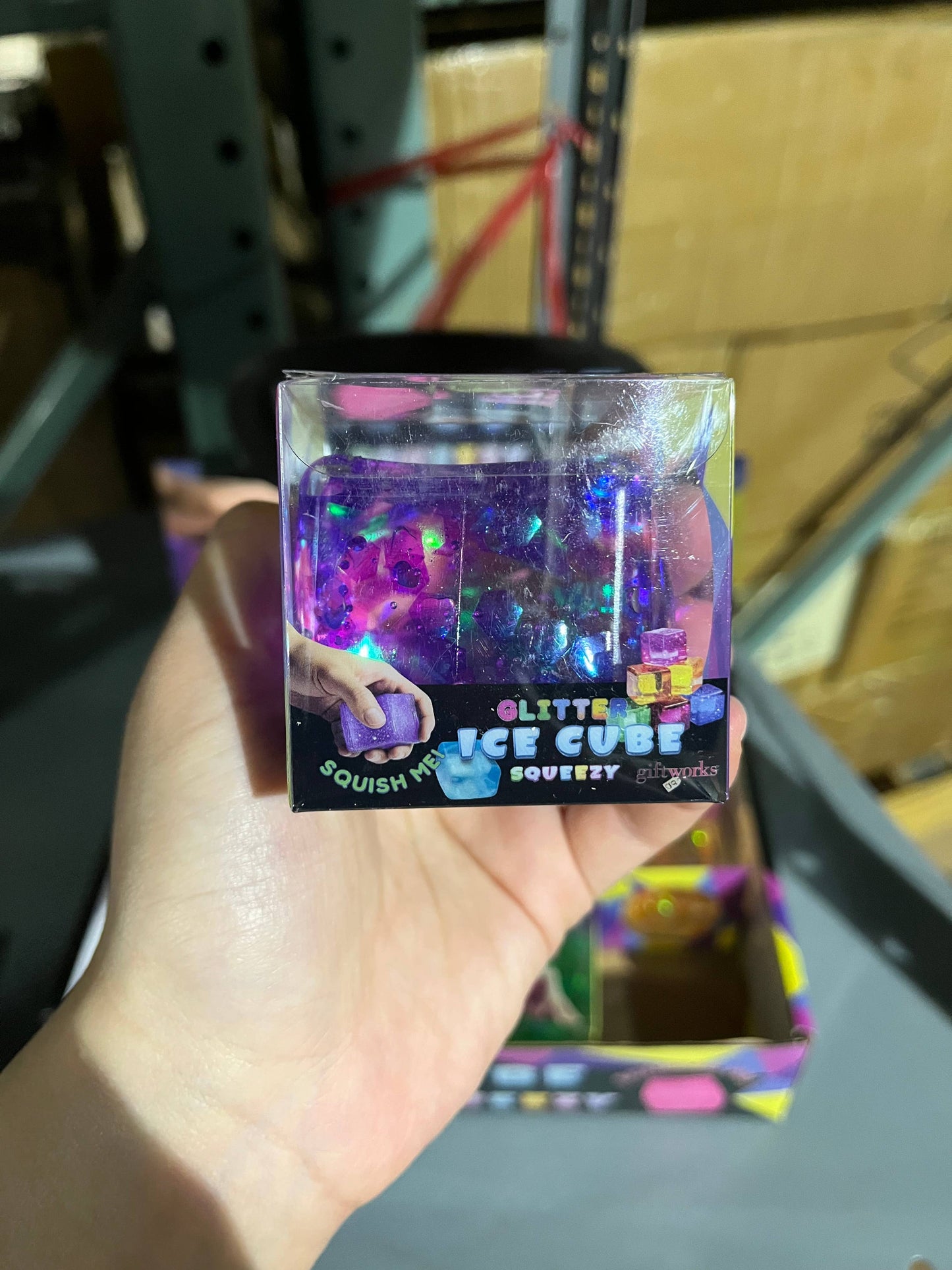 Confetti Glitter Ice Cubes Squishy