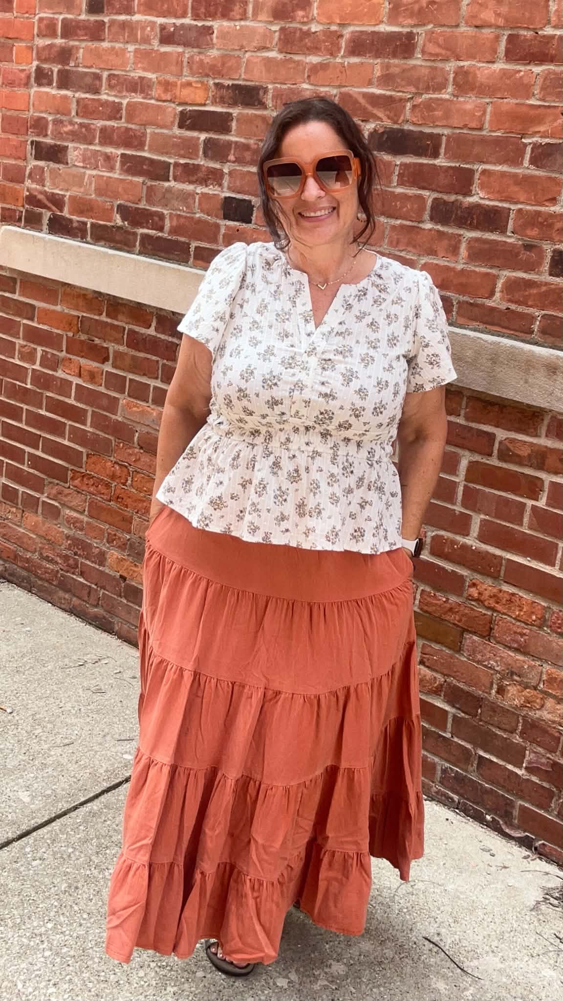 Brown Skirt