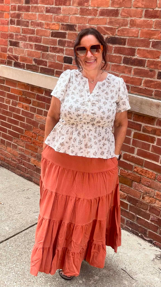 Brown Skirt