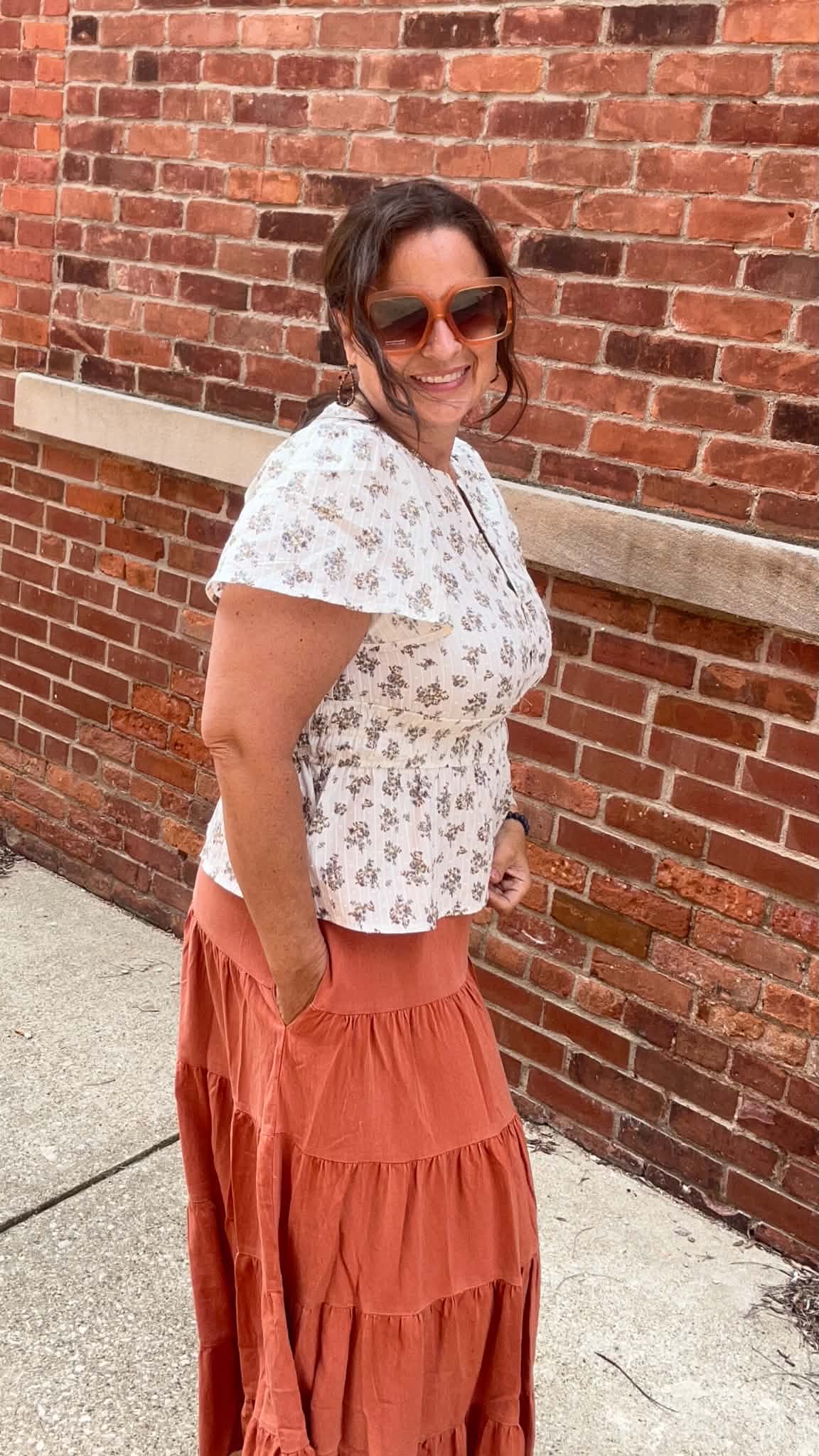 Brown Skirt