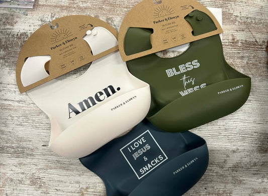 Faith Based Silicon Bibs