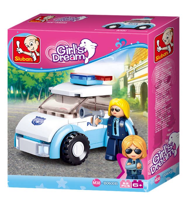 Girls Dream Building Brick Display Set