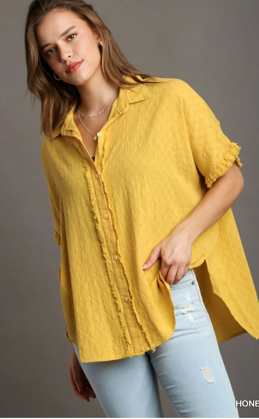 UMGEE Textured Cotton High Low