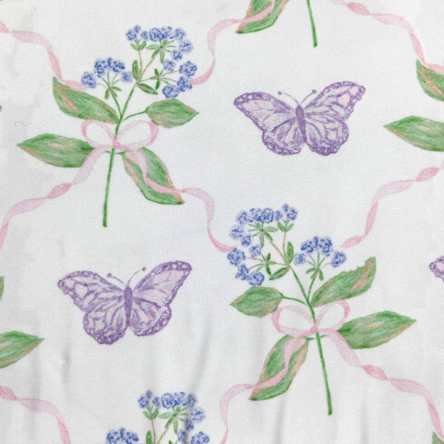 Violet Butterfly Girls Dress
