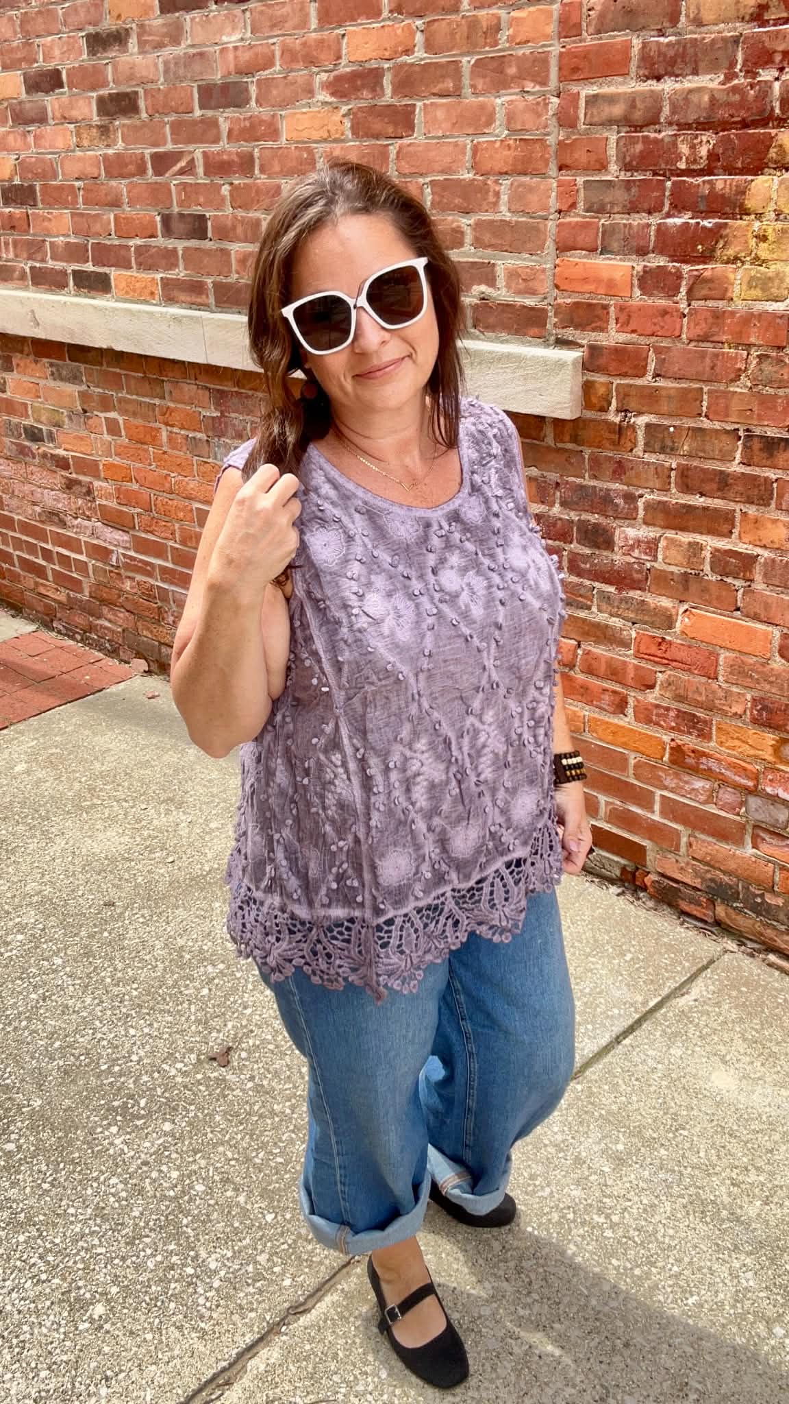 CASUAL CROCHET TANK TOP