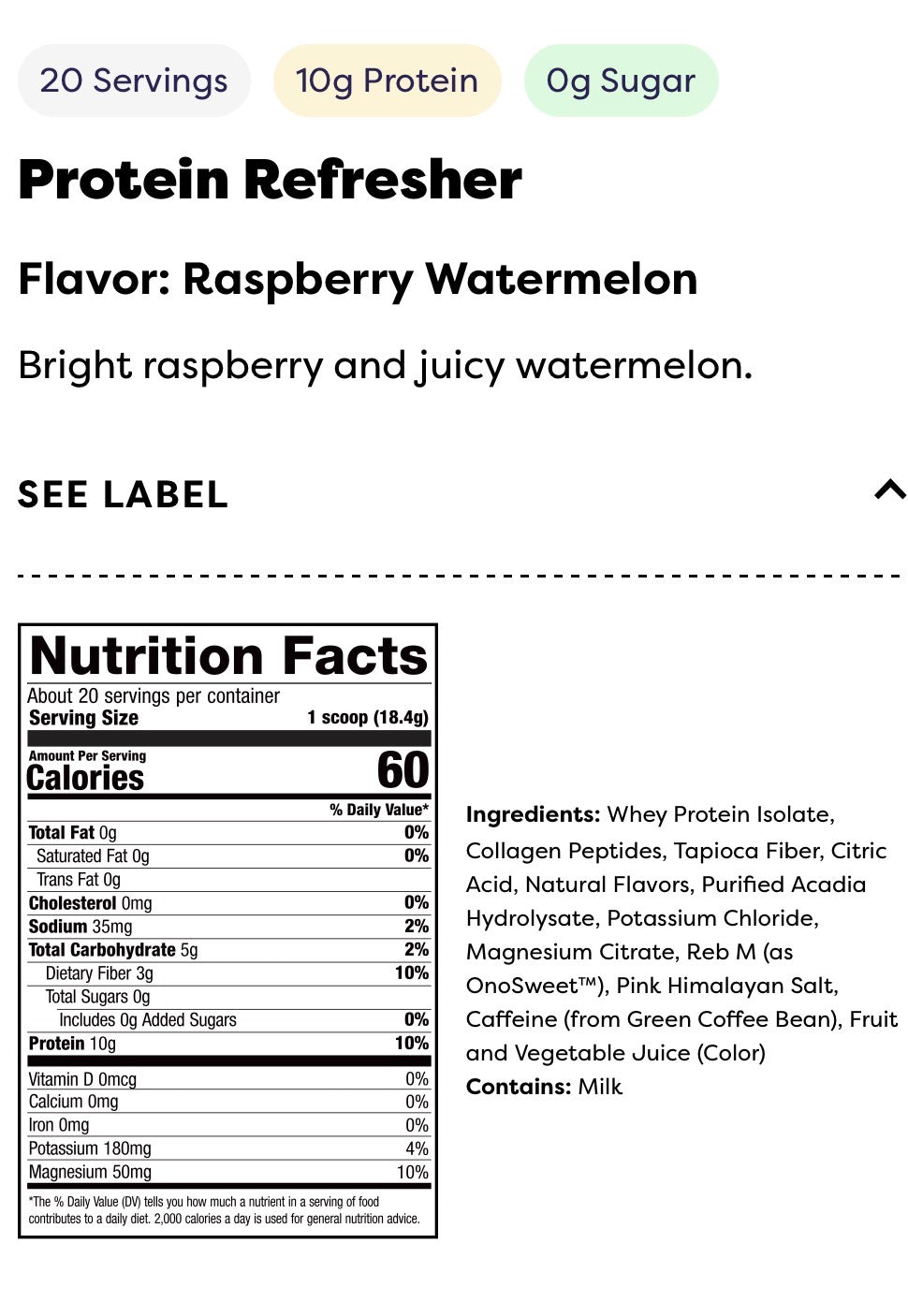 JAVVY Raspberry Watermelon Refresher
